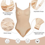 SHAPERX Women's Shapewear Bodysuit Tummy Control Body Shaper Waist Snatching Seamless Brief Body Suit