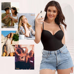 JOYSHAPER Women Strapless Shapewear Bodysuits Under Dress Lingerie Slimming Body Shaper Built in Bra For Tummy Control Girdle Nude M