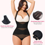Gotoly Women Waist Trainer Bodysuit Full Body Shaper Vest Tummy Control Slim Corset Shapewear Tank Tops (Black, Medium)
