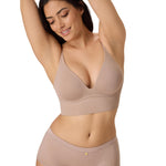 Maidenform Women's Seamless Lift Bralette, Wireless Long-Line Convertible Tank-Style Bralette