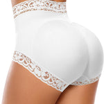Werena Padded Underwear for Women Butt Lifting Panties Tummy Control Shapewear Butt Pads Lace Booty Enhancer Panty