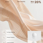 BRABIC Zipper Front Closure Bra - Compression Post Surgery Bras for Women Mastectomy Full Coverage with Wide Straps (Beige,Large)