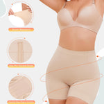 BESTENA Shapewear Shorts,Mid-Waist Body Shaper Shorts Thigh Slimmer, Womens Shapewear Tummy Control,Seamless Shapewear for Under Dresses