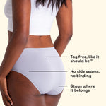 Fruit of the Loom Women's No Show Seamless Underwear, Amazing Stretch & No Panty Lines, Smooth Under Clothes - Bikini - 6 Pack - Assorted Color Neutrals, 7
