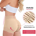 SheBuddy Butt Lifting Panties, Tummy Control Shapewear for Women Compression Underwear Short Lace Butt Lifter Shapewear