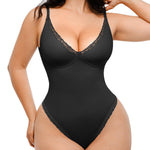 SHAPELLX Body Suits Women Shapewear Tummy Control Corset Bodysuit One Piece Body Shaper Blcak Lace Bodysuits Thong