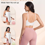 Yeblues 4 Pack Slip Shorts for Under Dresses Anti Chafing Underwear Seamless Comfortable Smooth Yoga Biker Workout Shorts (Black White Nude Pink, L)
