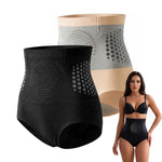 Jsqianfei 4-in-1 Micro-Particle Sculpting Shorts, Shapewear Tummy Control Underwear, High Waist Panties for Women, Comfortable & Breathable, Black & Nude, L