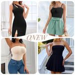 ONEW Strapless Shapewear Bodysuit for Women Under Dress Light Tummy Control Full Body Shaper Seamless Butt Lifter Thigh Slimmer,Beige,XX-Large