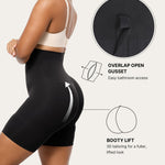 SHAPELLX Shapewear Tummy Control for Women Butt Lifting High Waist Shorts Seamless Body Shaper Thigh Slimmer Panties L