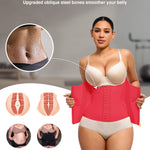 Lover-Beauty Waist Trainer for Women Corset Shapewear Tummy Control Workout Waist Cincher Body Shaper Girdle Red Small