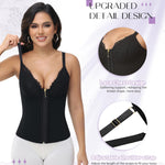 SHAPSHE Corset Waist Trainer For Women Tummy Control Bustier Lace Top Waist Corsets Shapewear Body Shaper with Bra Black