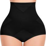 Werena Tummy Control Shapewear for Women Shaping Panties Underwear High Waisted Cincher Body Shaper Slimming Panty Girdle (#1 Black-high Waist,Small)