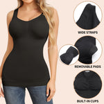 JOYSHAPER Compression Tank Tops for Women Cami Shaper with Built-in Bra Tummy Control Shapewear Shaping Camisoles