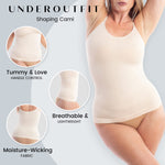 Underoutfit Shaper Cami for Women - Tummy Control, Slimming - Small, Nude