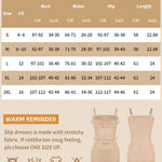 SLIMBELLE Women’s Strapless Shapewear Slip Tummy Control Dress Slip Seamless Full Body Shaper for Under Dresses NUDE S