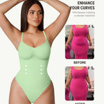 FeelinGirl Body Shaper for Women Tummy Control Seamless Shapewear Bodysuit Thong Slimming Body Shaper 3XL-4XL