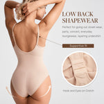 BRABIC Tummy Control Shapewear for Women Seamless Shapewear Bodysuit Body Shaper Waist Trainer Body Suit(Beige, Large)