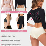 JOYSHAPER Upper Arm Shaper for Women Posture Corrector Tops Compression Sleeves Slimming Sleeves