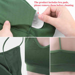 PAXCOO Bras for Women Pack of 6, Padded Bralettes, Sports Bras, M-L