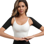 Dokelovy Women's Sauna Arm Slimming Sleeves, Sweat Compression Upper Arm Shaper Bands, Posture Support Workout Gear Daily Use