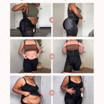 FeelinGirl Fajas Colombianas Moldeadoras Butt Lifting Shapewear Tummy Control Postpartum Faja Body Shaper with Zipper Crotch