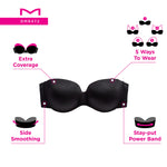 Maidenform womens Live in Luxe Full Coverage Strapless Multiway Dm9472 Bras, Black, 36C US