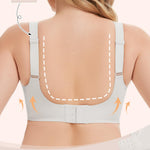 Gailife Womens Seamless Wireless Supportive Lift Bra Push Up Comfort Plus Size Bra No Underwire Full Coverage Tshirt Bralette, Classic White, XL