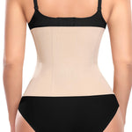 Werena Waist Trainer for Women Corset Shapewear Tummy Control Slimming Body Shaper Girdle Waist Cincher Belly Band (A# Beige-2pack(Height: 9.5"), Small)