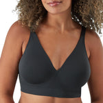 Bali Women's Wireless Bra, Comfort Revolution Modern Seamless Bra, Flex-to-Fit Wirefree Bra Black