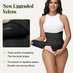 SHAPSHE Waist Trainer for Women Postpartum Abdominal Binder Girdles Cincher Corset Shapewear Stomach Wrap Black 3XL