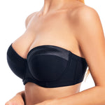Dvpol Strapless Bra 38C Bras for Women Push up Clear Straps