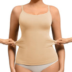 FeelinGirl Women's Tummy Control Camisole Seamless Shapewear Tank Top Slimming Cami Shaper with Compression