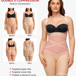 Nebility Open Bust Shapewear Bodysuit for Women - Full Body Shapewear Faja Body Shaper Tummy Control Girdle