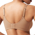 HSIA Minimizer Bras for Women Plus Size, Full Coverage Coolcomfort T Shirt Unlined Bra with Underwire for Heavy Breast, Dark Beige 38DDD