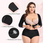 woahee Women's Arm Shaper Plus Size Arm Faja Compression Garment Post Surgical Arm Shapewear XL-2pcs