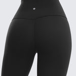 CRZ YOGA Butterluxe Yoga Leggings 25" - High Waisted Buttery Soft Womens Workout Lounge Pants Black Small