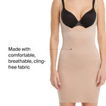 SPANX SmartGrip Open Bust Full Slip - Breathable Body Shapewear - Lightweight - Medium Compression - Anti-Slip Construction - Found - M