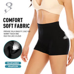 Werena Seamless Shaping Boyshorts Panties for Women Slip Shorts Under Dress Shapewear Shorts Tummy Control Underwear(A2# Black (light Shaping), XX-Large)