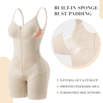 YIANNA V-Shaped Postpartum Fajas Colombianas Moldeadoras Enhanced Tummy Control Shapewear for Women Butt Lifter Faja Body Shaper,YA7567-Beige-XS