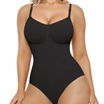 BRABIC Bodysuits for Women Tummy Control Shapewear Seamless Round Neck Butt Lifter Body Shaper Tank Top (Small, Black)