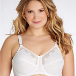 Bali womens Flower Underwire Bra #0208, White, 38C