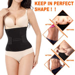 Trendyline Postpartum Belly Band,C Section Belly Binder,Abdominal Binder Post Surgery Girdle,Tummy Tuck Compression Wrap Waist Trainer (Black, Medium)