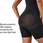 SPANX SPANXsculpt Power Series Open-Bust Mid-Thigh Bodysuit - Level 4 Compression - Lightweight Body Shapewear for Women