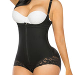 YIANNA Fajas Colombianas Shapewear for Women Tummy Control Postpartum Body Shaper Post Surgery Compression Garment Bodysuit,YA7200-Black-XL