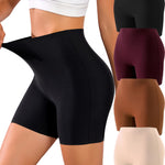Knowyou Womens Seamless Boy Shorts Underwear No Show Boxer Briefs Stretch High Waisted Panties for Ladies Shorts Anti Chafing
