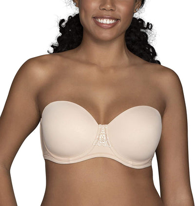 Vanity Fair womens Beauty Back Smoothing Strapless (34b - 44dd) Bra, Rose Beige, 36C US
