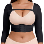 FeelinGirl Upper Body Shaper for Women Arm Shaping Sleeves Arm Lift Compression Garment Post Op Arm Control Black XL
