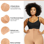 SHAPELLX Shapewear Tummy Control Fajas Colombianas Moldeadoras Butt Lifting Shapewear Shorts For Women (Beige,XX-large)