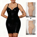 MOVWIN Tummy Control Body Shaper Shorts - High Waist Thigh Slimmer Panties Shapewear Beige